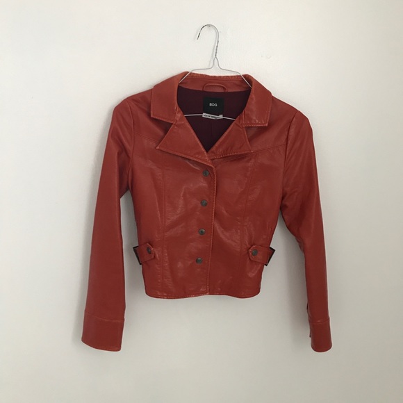 Urban Outfitters BDG Rust Vegan Leather Jacket - Picture 8 of 9
